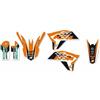 Blackbird Dream 4 kit adesivi grafica Ktm Sx 65 2009 - 2015