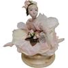 ballerina di danza classica bambola collezione in porcellana che gira e carillon