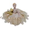 ballerina di danza classica bambola collezione in porcellana che gira e carillon