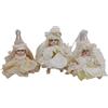 bambola di porcellana-statua per collezione-bambina fiori natura vestito in tull