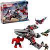 LEGO MARVEL 76292 BATTAGLIA CAPTAIN AMERICA VS HULK ROSSO