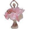 ballerina di danza classica bambola in porcellana di capodimonte con vestito tul