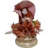 ballerina di danza classica bambola collezione in porcellana che gira e carillon