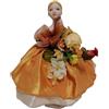 ballerina di danza classica bambola in porcellana di capodimonte con vestito tul
