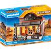 Gioco Di Costruzioni In Legno Jeujura West Sherif - 80 Pezzi Per Avventura Far West, Personaggio E Cavallo Incluso, Per Bimbi Da 5 Anni, Made In France