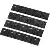 G&G COPRI RAIL 4 PEZZI IN GOMMA DI QUALITA KEYMOD GC16 SR NERI SOFTAIR