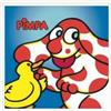 Pts Cuscino - Pimpa - Cuscino Quadrato Papera Peluche 38 Cm
