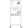TECHLY Accessori - Vari - Lavagna Magnetica Bifacciale 60x100 Cm Con Ruote E Mensola...