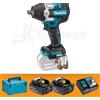 Makita Avvitatore a impulsi batteria 1/2 700 Nm Makita® DTW700RTJ + SET BUSSOLE D-41517