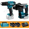 Makita Kit Trapano a percussione e Tassellatore Makita® CLX235SMJ + T-SHIRT