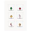 ICHENDORF Set 6 bicchieri acqua fatti a mano Vegetables