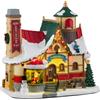 LEMAX Chalet Di Babbo Natale Con Fumo