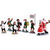 LEMAX Set Santa Christmas Parade