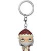 Funko Pop! Keychain: Harry Potter Holiday - Albus Dumbledore 1 - Albus Silente- Mini Figura in Vinile da Collezione novità Portachiavi - Riempitivi per Calze - Idea Regalo - Movies Fans
