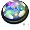 JRD&BS WINL Hover - Giocattolo da calcio per bambini, ricaricabile, con palla giocattolo a LED, per interni, per bambini di 4-8 anni, colore nero