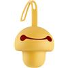 THERMOBABY - Range Capezzolo in silicone - Scatola Tetine Bebe - Scatola per ciucci in silicone pratica per gli spostamenti - Scatola portaoggetti Tetine - Giallo Miele