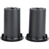 Agatige 2 Pezzi Tubo Bass Reflex, Tubo dell'invertitore dell'altoparlante, T9 6-10 Pollici Tubi Porta Altoparlante, per Cassa Altoparlante, con griglia Protettiva 71 mm(T9 e 71)