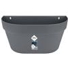 Elho Loft Urban Wall Basket 40 - Fioriera per Balcone esterno - Ø 39.3 x H 18.8 cm - Nero/Anthracite