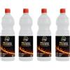 ZOMAHOME Bioetanolo Liquido per Stufa e Camino - Bioetanolo inodore ad Alto Potere Calorico - Bioetanolo per camino inodore ideale per interni, Liquido bioetanolo di origine vegetale - 4 Litri