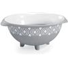 Stefanplast Scolapasta Tosca 28 cm Stone grey/Bianco di Stefanplast