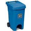 Stefanplast Bidone Urban Eco System Blu Capri 60 lt con pedale di Stefanplast