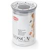 Stefanplast Barattolo tondo 1,2lt Tosca Stone grey/Bianco di StefanPlast
