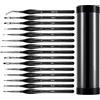 ZKSMNB Pennelli per Dipingere 15 Pezzi, Set Di Pennelli per Dettagli Fini, Acquarello, Miniatura, Modello di Pittura in Scala, Linea di Disegno e Nail Art