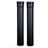 Nova italf Tubo scarico fumi Lineare mm 250 NERO Diametro 80 mm (confezione 2 pezzi) pellet canna fumaria cucina barbecue