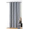 Linder - Tenda in tessuto Upcyclé - Tessuto e tinto in Francia - Tenda in stile Minerale Macchiato - Finitura occhielli canna di fucile - Colore blu cobalto - Dimensioni 140 x 240 cm - Collezione