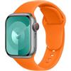 DONEGANI C1 per Cinturino Apple Watch 40mm 44 mm 46mm 42mm 45mm 41mm 38mm 49mm Se Ultra 2 Serie 10 9 8 7 6 5 4 3 Band Bracciale Sport Silicone, Arancia