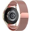 SOLOLUP Cinturino in metallo per Samsung Galaxy Watch 7/6/5/4/FE 40mm 44mm/6 Classic 43 47mm/5 Pro 45mm/4 Classic 42 46mm，20mm Cinturino in Acciaio Inossidabile Nessun Divario Magnetico Cinturino di Ricambio