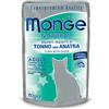 Monge Adult Tonno con Anatra per Gatti Busta 80gr - 80 g