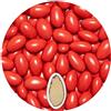 EinsSein 0,5kg Confetti di Mandorla Battesimo Colorato rosso lucido confettata confetto comunione cresima nascita confettis alla laurea decorazioni bimba bomboniere confetto mandorla cuoricini