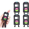 Anlising 4 Pezzi Contatore Elettronico Manuale Digitale Portatile/Mini LCD Contatore Clicker Manuale/Contatore Sportivo da Golf/Aggiunta/Sottrazione Elettronica Clicker Manuale(Nero)