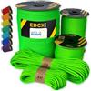 EdcX Paracord 4mm, 35+ Colori Solidi (10m, 15m, 30m, 50m, 100m, 300m) | Ideale per Campeggio, Sopravvivenza, attività all'aperto | Corda 100% Nylon 4 mm| Corda Tattica 550 Tipo III (Tan, 10 m)