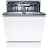 Bosch SMV4HDX52E Serie 4 Smart lavastoviglie completamente integrata, larghezza 60 cm, cestino per posate, terzo cesto, prodotto in Germania, programma Silence particolarmente silenzioso, asciugatura