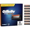 Gillette ProGlide Lamette di Ricambio per Rasoio da Uomo, 8 Ricariche, Progettato per una rasatura profonda, con striscia lubrificante
