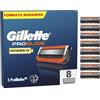 Gillette ProGlide Power Lamette di Ricambio per Rasoio da Uomo, 8 Ricariche, Per una rasatura confortevole