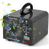 Zilchx Generatore di Ozono 60000mg/h, Purificatore d'Aria Ozono con 120 Min Timer, Temperatura, Display di Umidità, Ozonizzatore per Auto, Casa, Ambiente, Fumo, Odori di Animali Domestici e Cucina