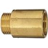 Cornat rubinetto garanzia, con filettatura interna ed esterna, a 3/4Zoll IG, B, 30 mm in ottone lucido, 1 pezzo, t381703