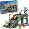 LEGO CITY 60460 NESSUN LIMITE : GARA SULLA PISTA A RAMPE