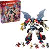 LEGO NINJAGO 71834 MECH ULTRA COMBINATORE DI ZANE