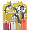 Bricoleva.it Kit 5 Accessori Aria Compressa per Compressore - 3 Postole, 1 Aerografo e 1 Tubo - Ideale per lavori fai da te