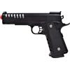 VIGOR Pistola per softair a molla 1911 Tattica - metallo/plastica, colore nero - Vigor (V016)