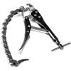 TWSOUL Separatore di scarico, catena di bloccaggio per tubo di scarico Ø 19-80 mm, tagliatubi per acciaio, rame, plastica