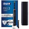 Procter & Gamble Italia Oral-B Pro 3 3000 Black Spazzolino Elettrico + 2 testine di ricambio