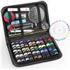Uten Set e Kit da Cucito 129 Accessori da Cucito da Viaggio, Inclusi 40 Spire di Filo, Portatili, Adatto per Principianti, Famiglia, Viaggi