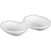 Holst Porzellan Porcellana trihorse MP 128 Ciotola Duo 27 cm Due in Uno, Bianco, 26,5 x 16,3 x 4 cm