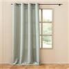 Douceur d'Intérieur, Tenda con occhielli (140 x 280 cm) Piana Salvia, poliestere con stampa metallizzata