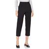 Sisley Trousers Pantaloni, Nero 100, 46 Donna